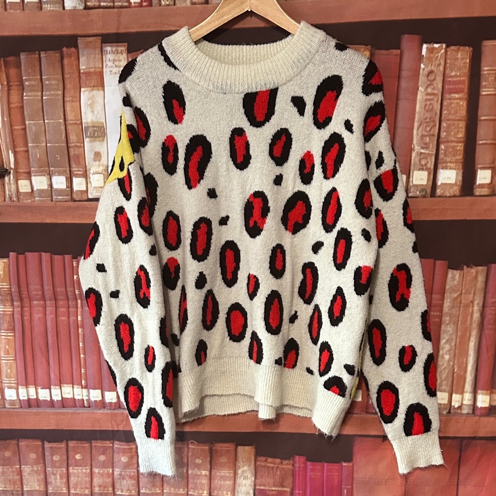 Colorful RD Style (Stitch Fix) Cheetah Animal print sweater M